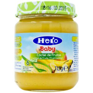Compota Hero Baby Cóctel de Frutas (A partir de los 6 meses), 115g