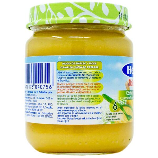 Compota Hero Baby Cóctel de Frutas (A partir de los 6 meses), 115g