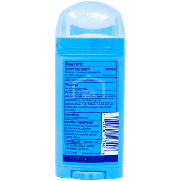 Desodorante en Barra Secret pH Balanceado Invisible 2.6 oz