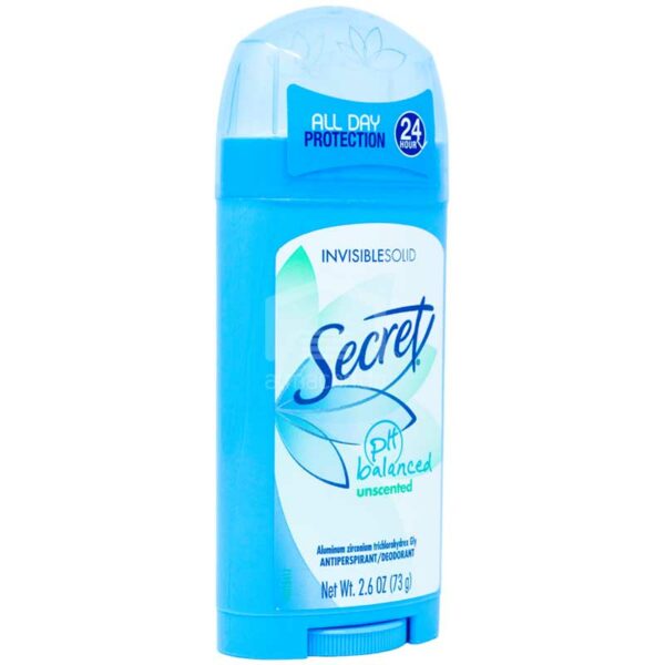 Desodorante en Barra Secret pH Balanceado Invisible 2.6 oz