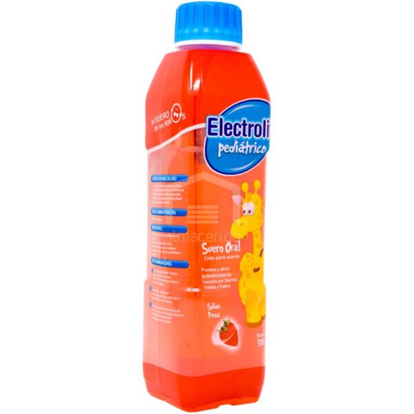 Electrolit Pediátrico Fresa, 500 ml