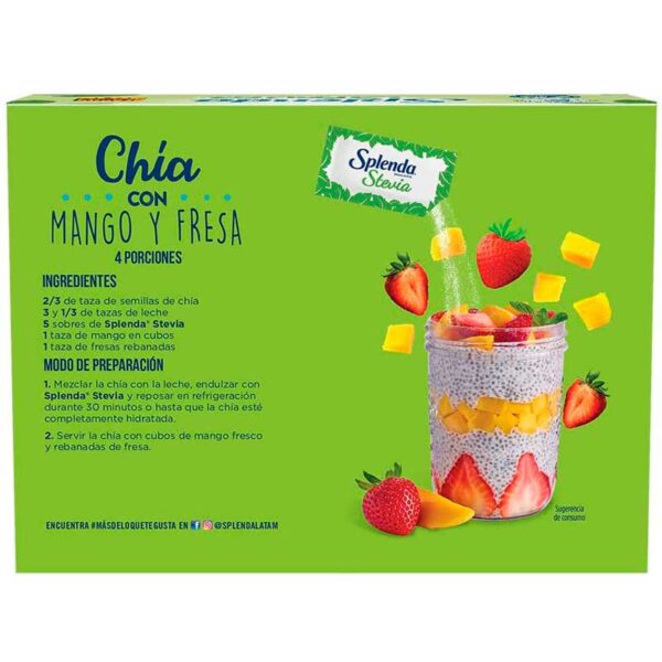 Endulzante Splenda Naturals con Stevia (40 uds)