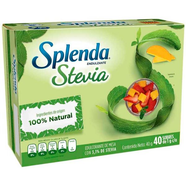 Endulzante Splenda Naturals con Stevia (40 uds)