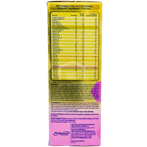 Enfamil Gentlease Premium Fórmula Infantil en Polvo, 862 g