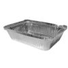 Envase Aluminio Rectangular, 1.5 lb 125 uds