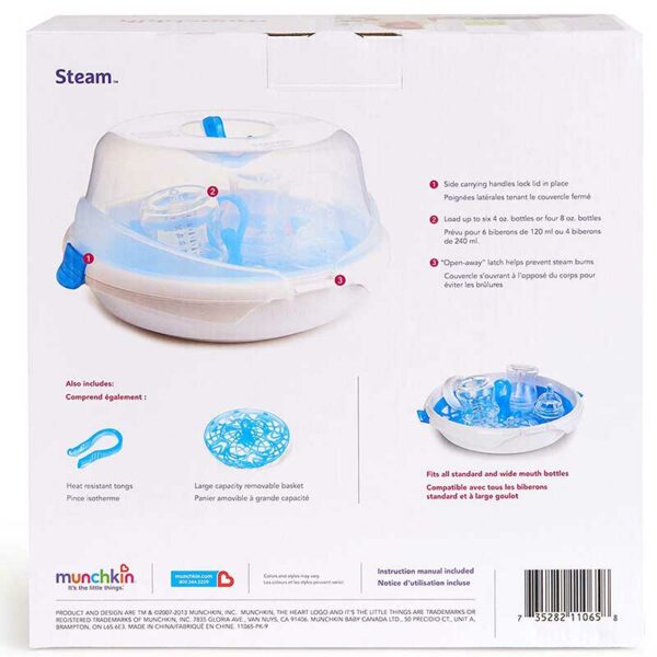 Esterilizador a Vapor para Microondas Munchkin