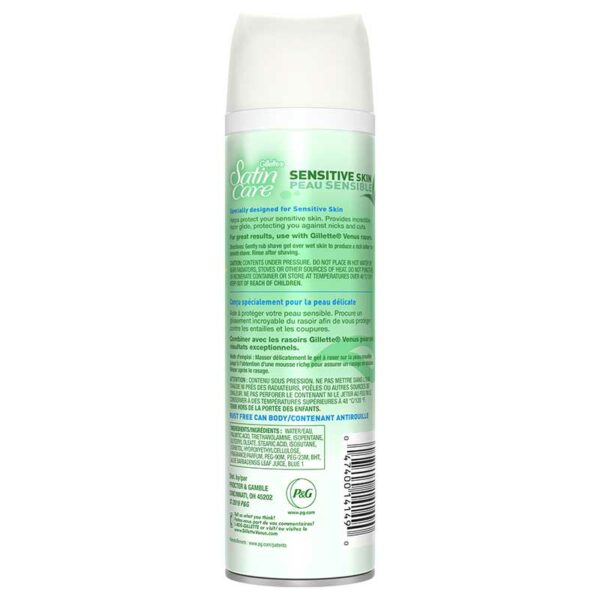 Gel-para-Rasurar-Gillette-Pieles-Sensibles-para-Mujeres_-7-oz-Back Gel para Rasurar Gillette Pieles Sensibles para Mujeres, 7 oz