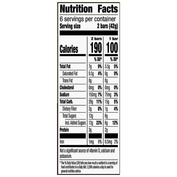 Granola Nature Valley Barras de Azúcar Moreno de Arce, 8.94 oz (12 uds)