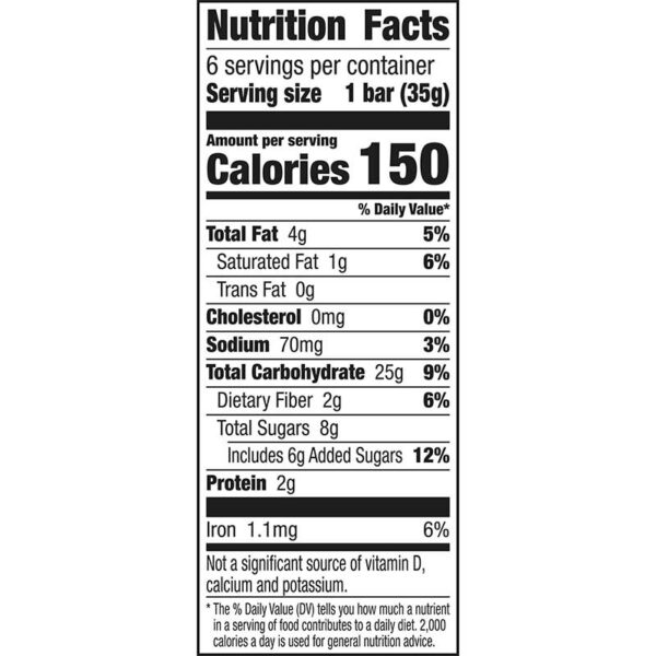 Granola-Nature-Valley-Barras-de-Chocolate-Negro-y-Nuez_-7.4oz-_6-uds_-Info Granola Nature Valley Barras de Chocolate Negro y Nuez, 7.4oz (6 uds)