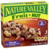 Granola Nature Valley Barras de Frutos Secos 7.4 oz (6 uds)
