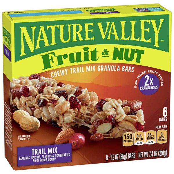 Granola Nature Valley Barras de Frutos Secos 7.4 oz (6 uds)