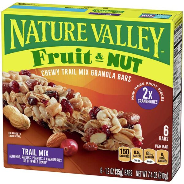 Granola Nature Valley Barras de Frutos Secos 7.4 oz (6 uds)