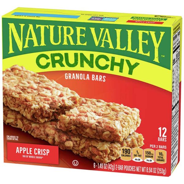 Granola Nature Valley Barras de Manzana Crujiente 8.94 oz (12 uds)