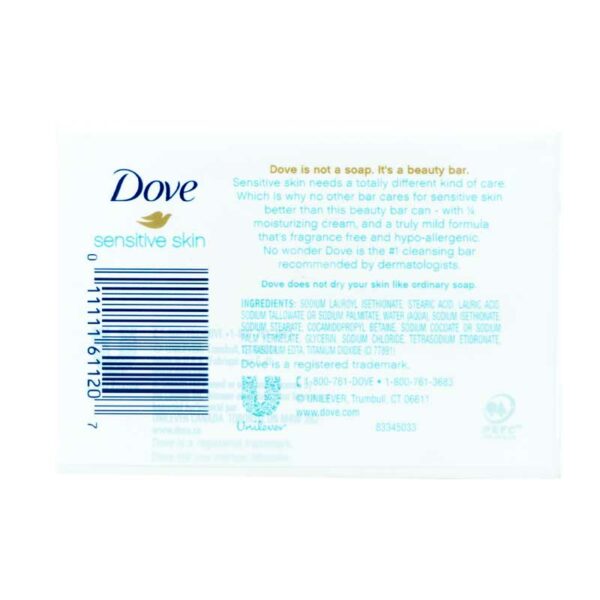 Jabón en Barra Dove Piel Sensible (2 x 113 g)