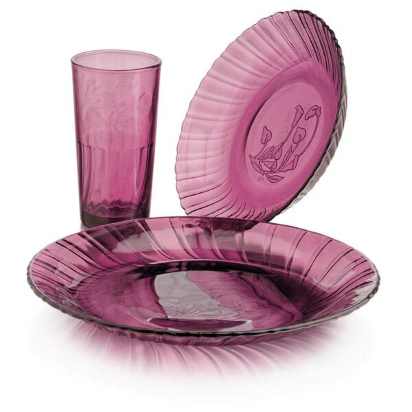 Juego De Vajilla Clasica Uva Crisa (12 piezas)