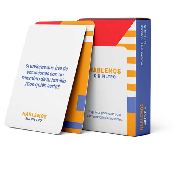 Juego de Cartas Hablemos Sin Filtro Amigos