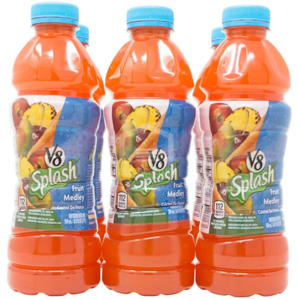 Jugo-V8-Splash-Mezcla-de-Frutas_-64oz-_6-Pack_-Front Jugo V8 Splash Mezcla de Frutas, 64oz (6 Pack)