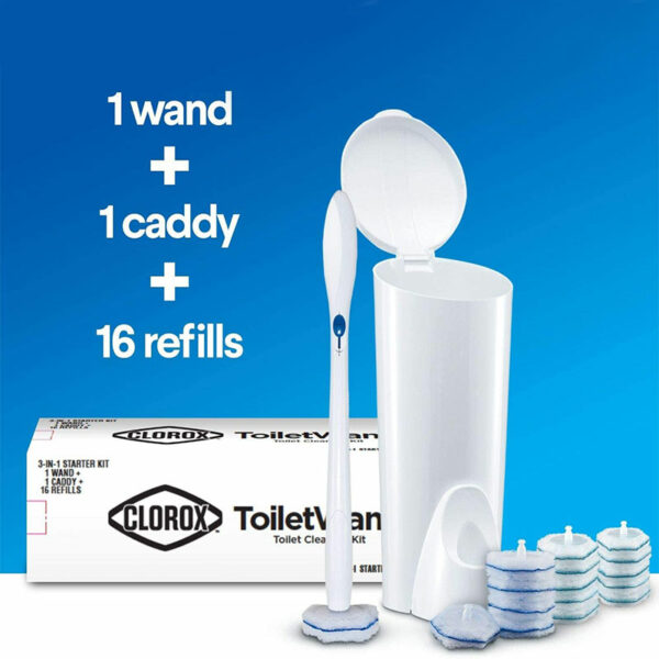 Kit-Clorox-Limpiador-de-Inodoro-Desechable_-16-refills-Front Kit Clorox Limpiador de Inodoro Desechable + 16 Repuestos