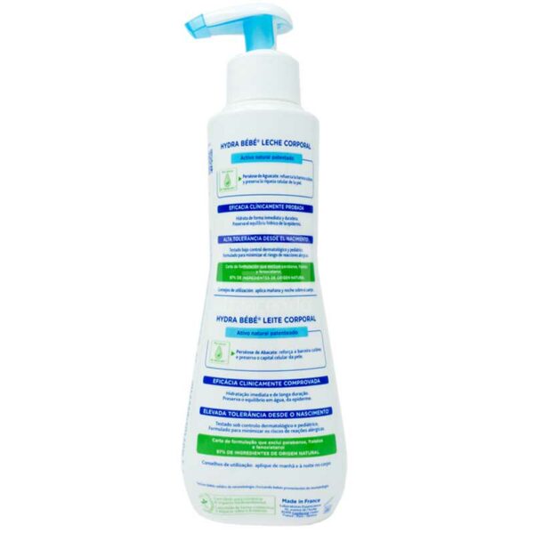 Leche corporal Hydra Bébé Mustela, 300 ml