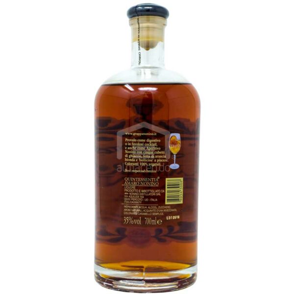 Licor-Amaro-Nonino_-700ml-Back-2 Licor Amaro Quintessentia Nonino, 700 ml