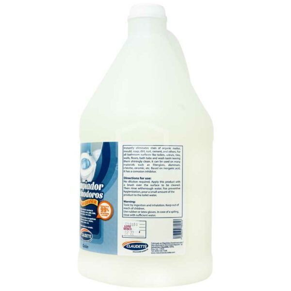 Limpiador de Inodoros Claudette, 1 gal