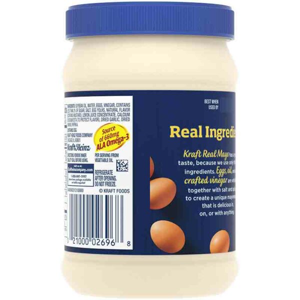 Mayonesa Kraft Real, 15 oz