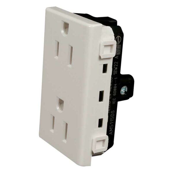 Módulo Tomacorriente Doble Bticino MATIX, 15 Amp