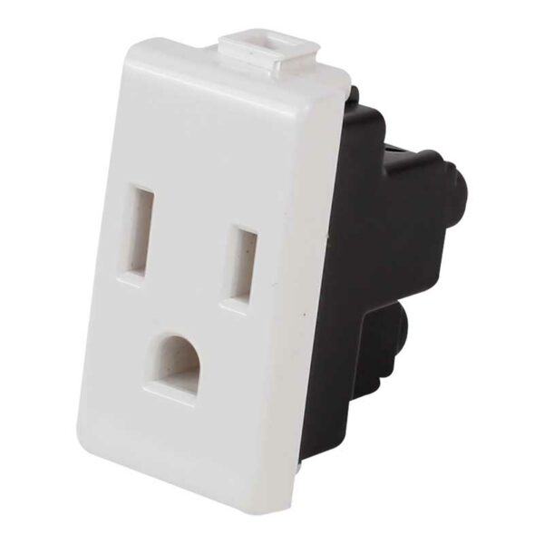 Módulo Tomacorriente con Tierra Bticino MATIX, 15 Amp