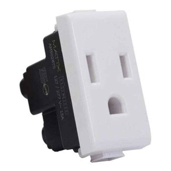 Módulo Tomacorriente con Tierra Bticino MATIX, 15 Amp