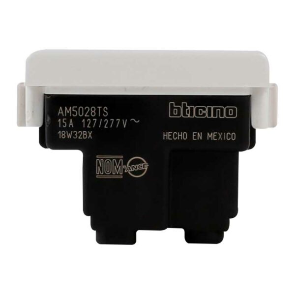 Módulo Tomacorriente con Tierra Bticino MATIX, 15 Amp