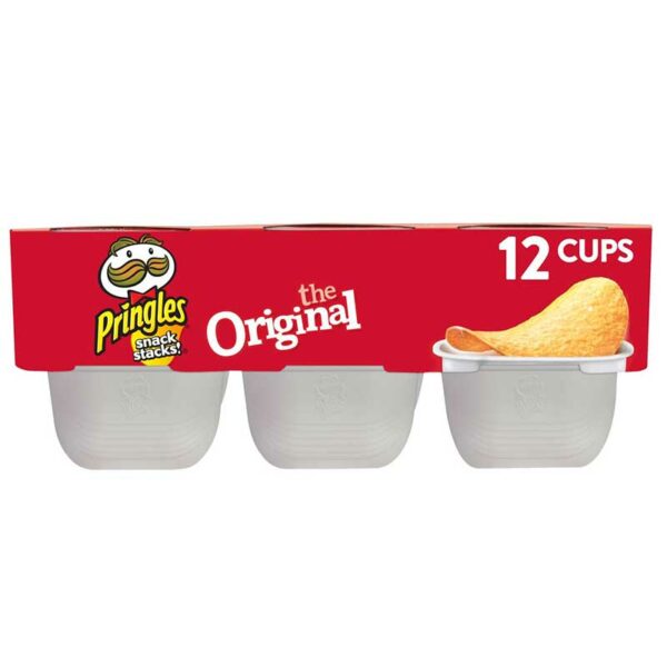 Papas Fritas Pringles Sabor Original, 19 g (12 uds)