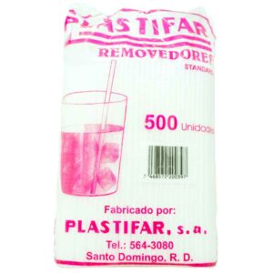 Removedores Plásticos para Bebidas 6.25" (500 uds)