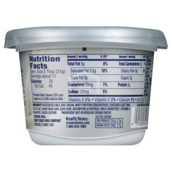 Queso-Crema-para-Untar-Philadelphia-13-Menos-Grasa_-12-oz-Back Queso Crema para Untar Philadelphia 1/3 Menos Grasa, 12 oz