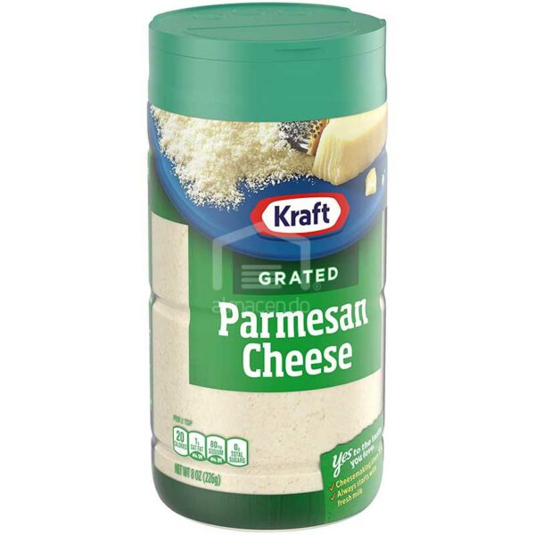 Queso Parmesano Rallado Kraft, 8 oz