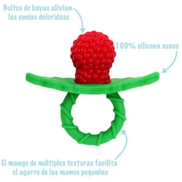 Rascador-de-Enci%CC%81as-de-Silicona-RaZ-berry-con-Forma-de-Fruta-Front-2 Rascador de Encías de Silicona RaZ-berry con Forma de Fruta
