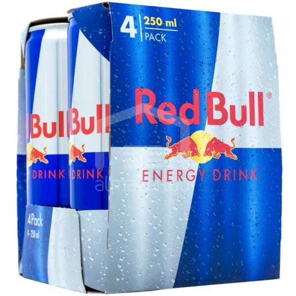 Energizante Red Bull, 250 ml Caja (24 uds)