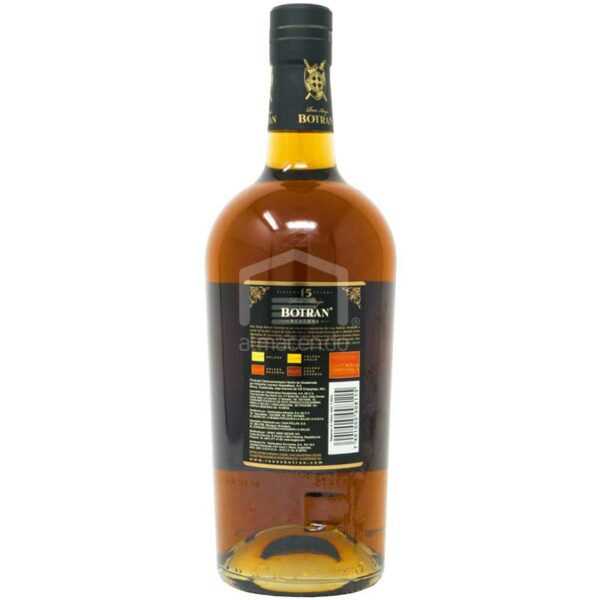 Ron-An%CC%83ejo-Botran-Reserva_-750ml-Back- Ron Añejo Botran Reserva, 750 ml