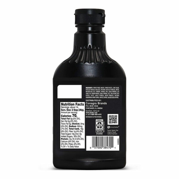 Salsa Bbq Hunt's Cherrywood Chipotle, 18 oz