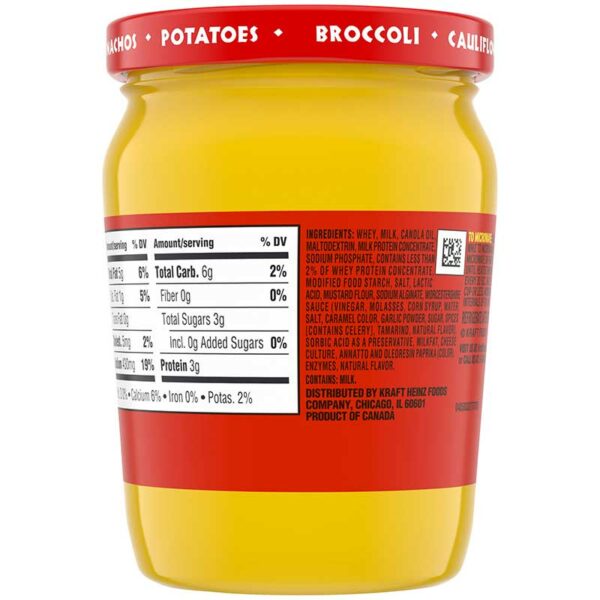 Salsa de Queso Kraft Original Cheez Whiz, 8 oz