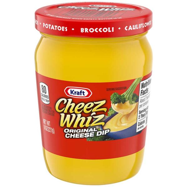 Salsa de Queso Kraft Original Cheez Whiz, 8 oz