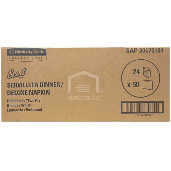 Servilletas Dinner Scott Doble Hoja Caja (24 x 50 uds)