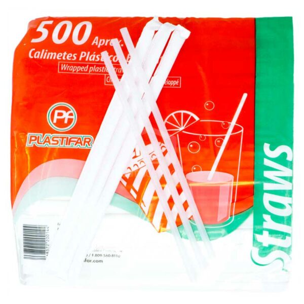 Sorbetes Plásticos Envueltos 7.5" Plastifar, (500 uds)