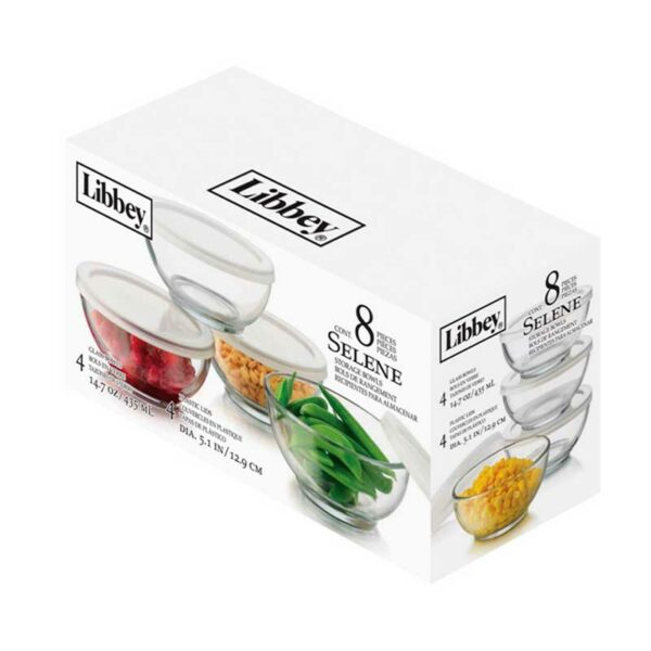 Tazones con Tapa Libbey (4 uds)