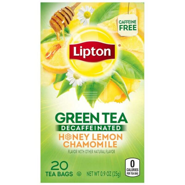 Te-Lipton-Green-Tea-Descafeinado-Miel-Limon_-20-uds- Té Lipton Green Tea Descafeinado Miel Limón, 20 uds