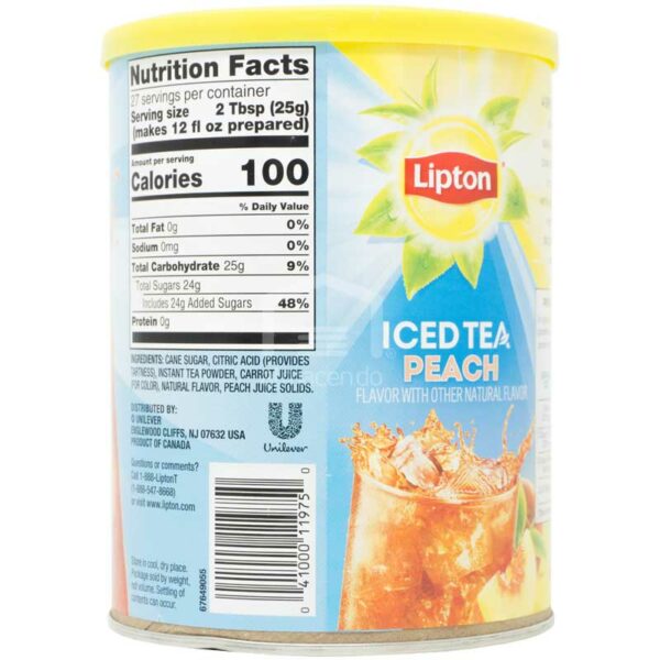 Té Frio Lipton Durazno, 23.6 oz