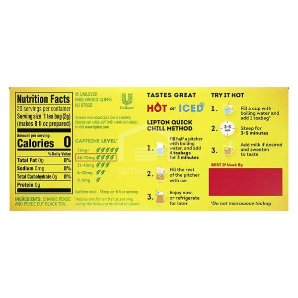 Te%CC%81-negro-Lipton_-20-uds-Back Té negro Lipton, 20 uds