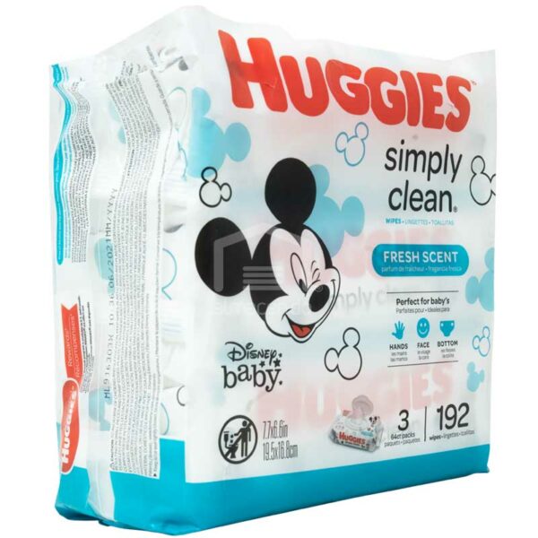 Toallitas Húmedas Huggies Simply Clean Fresh (192 uds)