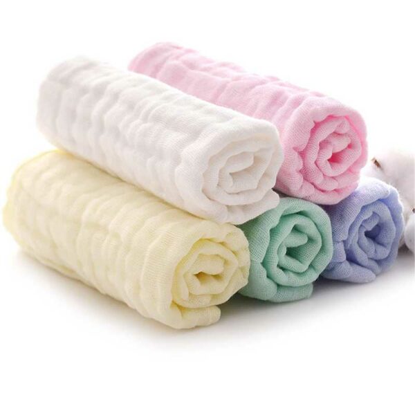 Toallitas de Algodón Muselina Natural para Bebés MUKIN, (5 uds)