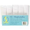 Toallitas de Baño Spasilk Baby Color Blanco, 10 uds