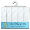 Toallitas de Baño Spasilk Baby Color Blanco, 10 uds